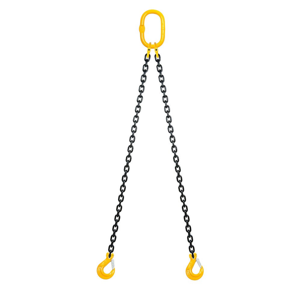 Chain sling 2-legs with latch hooks, grade 80 