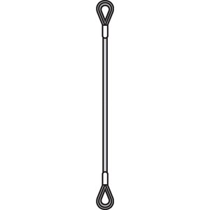 Steel wire rope sling - type 7