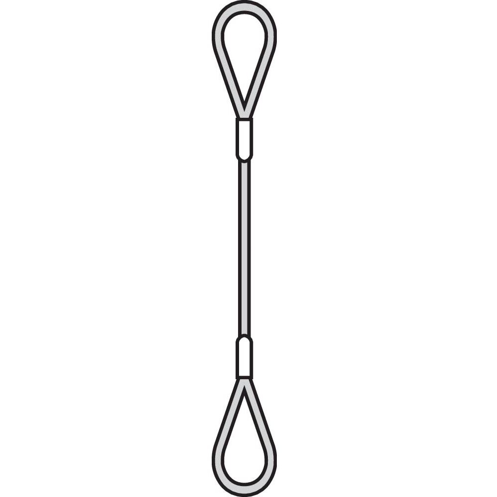 Steel wire rope sling - type 6