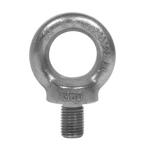 Stainless steel lifting eye screw DIN 580