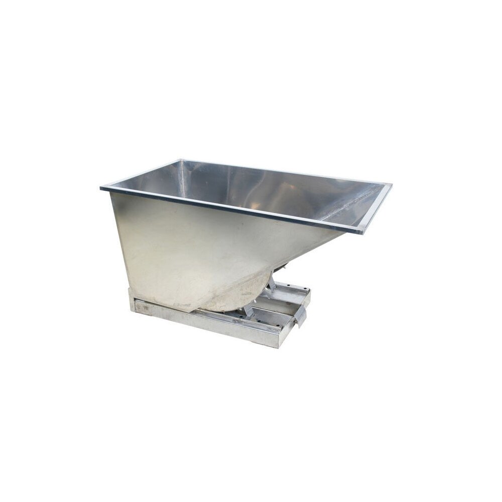 Stainless steel tipping containers